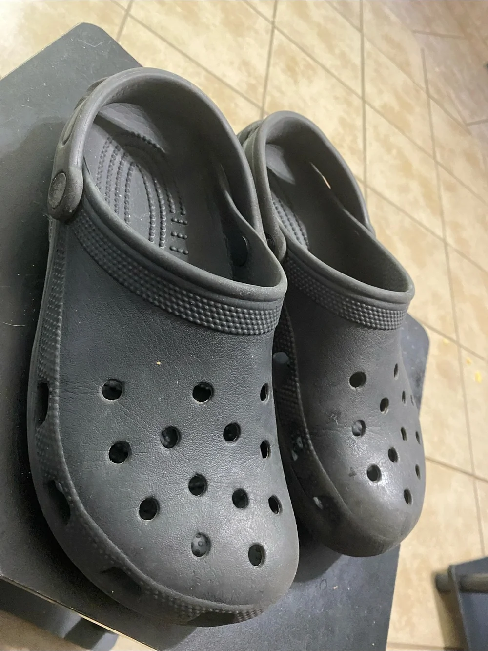 Black Classic Foam Crocs